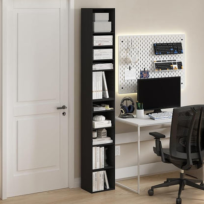 Furinno PASIR Book Shelf, 10-Tier Bookshelf, Bookcase - Image 2