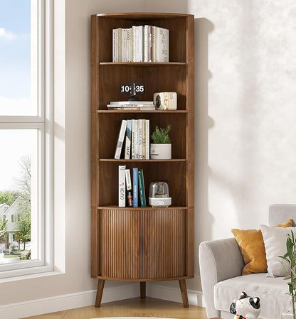 Corner Cabinet, 66.73'' Tall Modern Corner Bathroom Storage Cabinet by Limaoaio