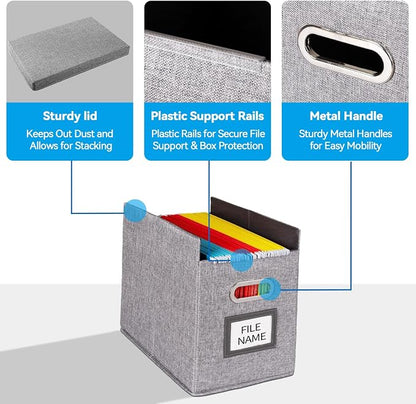 4 Pack Hanging File Folders Organizer - Image 5