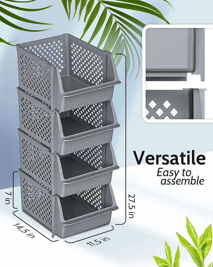 Skywin TidyFriend Stackable Storage Bins - Image 3