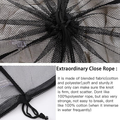 Kimmama Heavy Duty Coarse Mesh Drawstring Laundry Bag, 24 x 36'' | Super Sturdy - Image 4
