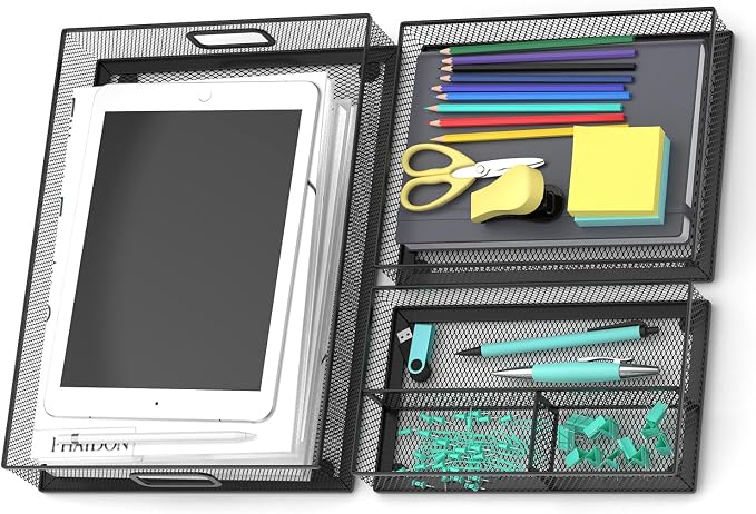 Desk Drawer Organizer Set, Paper Organizer Letter Tray by ITAYVAN