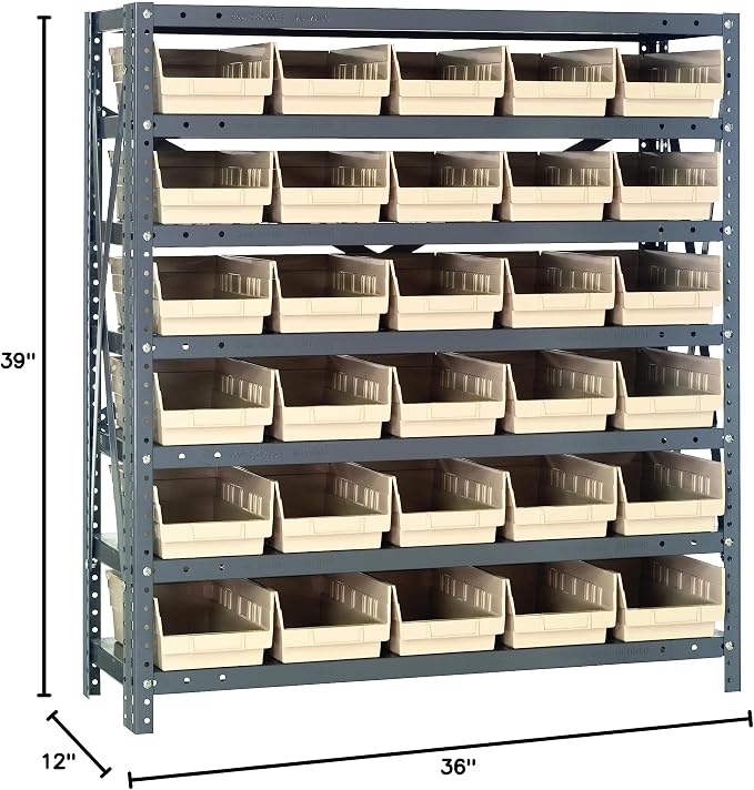 Quantum Storage Systems 1239-102IV Steel Shelving Unit - Image 2
