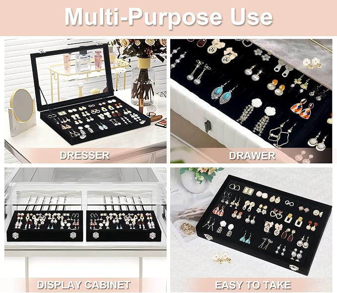 Jenseits Earring Organizer Tray, Earring Box - Image 5