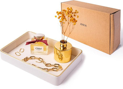 Nightstand Tray Perfume Tray Valet Tray Night Stand Bedside Organizer| Perfume - Image 9