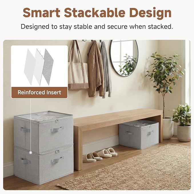 StorageWorks 2 Pack Shoe Organizer - Image 7