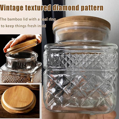 Viovian Decorative Glass Jar - Image 4
