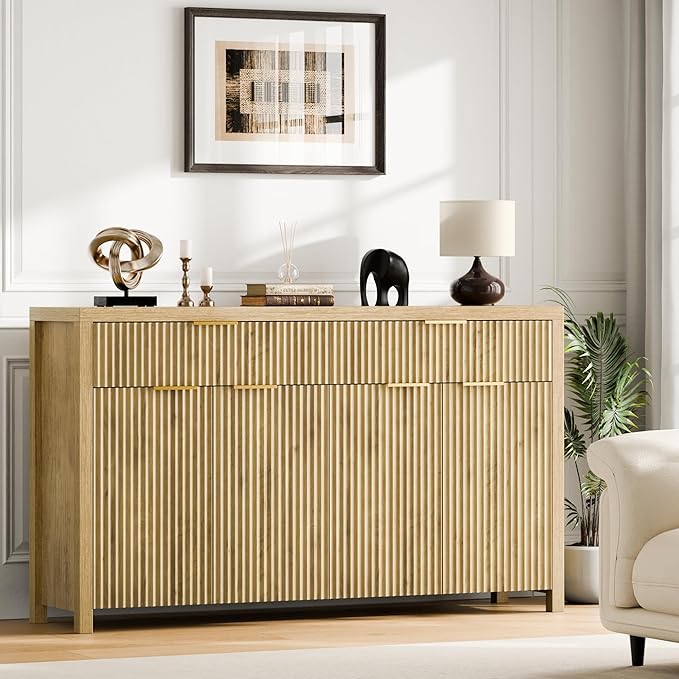 Lulive 55" Sideboard Buffet Cabinet by Lulive
