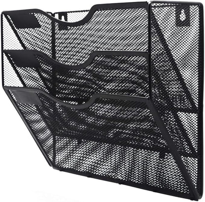 Kuntine.B Wall File Organizer Office Hanging Magazine Holder Wall File Organizer - Image 2