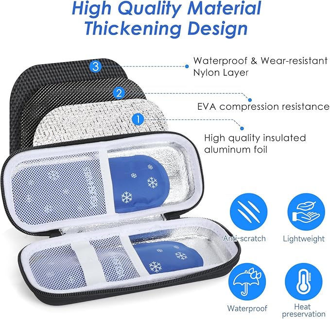 YOUSHARES Insulin Cooler Travel Case TSA Approved - Image 4