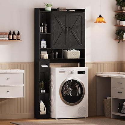 Over the Toilet Storage Cabinet, 31”W Bathroom Organizer | - Image 7