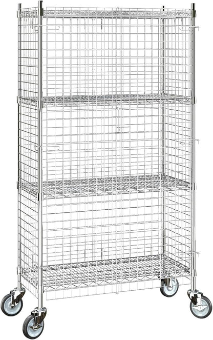 18"x36"x70" Metal Wire Chrome Security Heavy Duty Commercial NSF Certified - Image 3