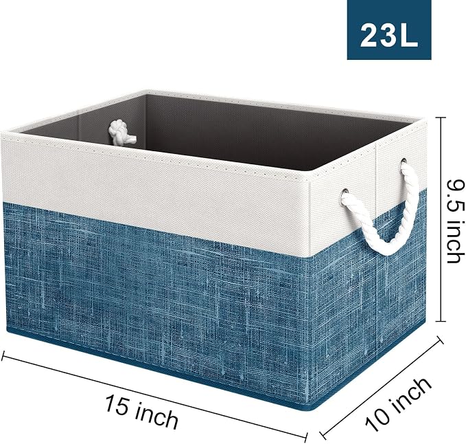 Storage Bins 6-Pack, Foldable Storage Baskets - Image 2