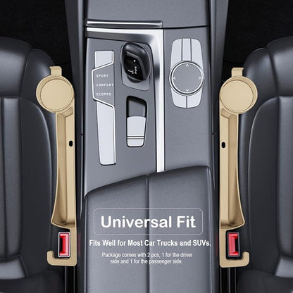 Car Seat Gap Plug with Storage Slot, Auto Gap Filler Organizer with Cup Holder - Image 2
