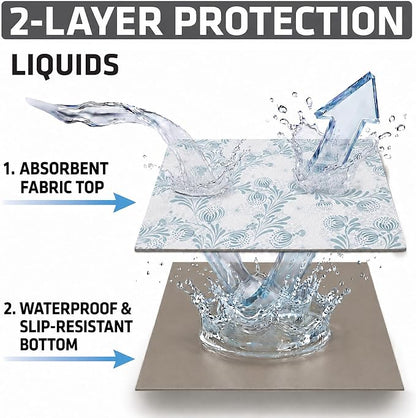 Drymate Premium Luxury Shelf & Drawer Liner, Thick Cushioned Fabric, - Image 9