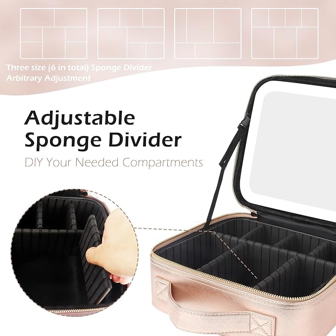 MOMIRA Travel Makeup Bag Cosmetic Bag Makeup Organizer Bag - Image 4