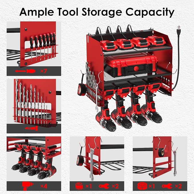 TLGREEN Power Tool Organizer Wall Mount - Image 4