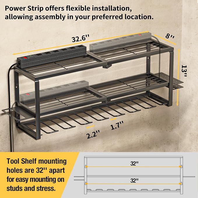 YYR Heavy Duty Power Tool Organizer - Image 3