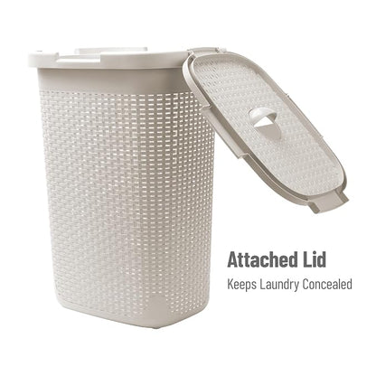 Mind Reader Slim Laundry Hamper - Image 5