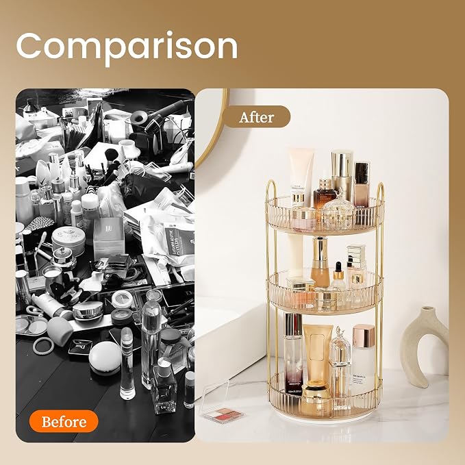 Aveniee Rotating Makeup Organizer - Image 4