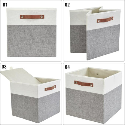 Collapsible Fabric Storage Cube Bins - Image 7