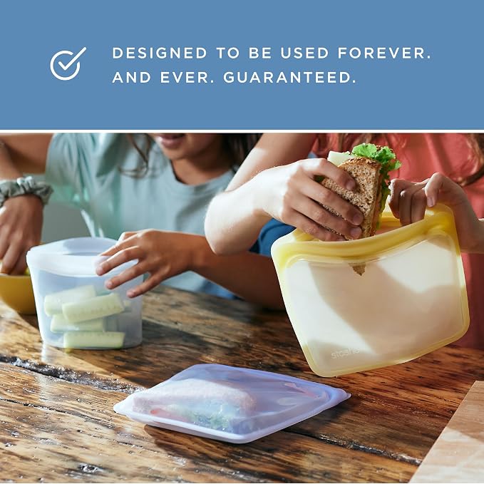 Stasher Premium Silicone Reusable Food Storage Bowl, Deep Ocean, Sous Vide - Image 8