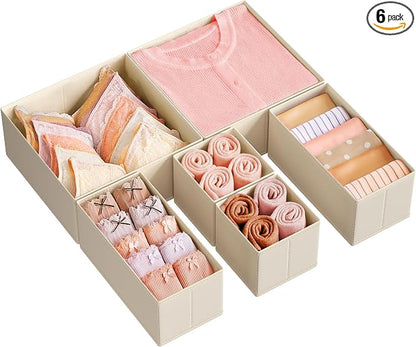 SONGMICS Drawer Organizer, Dresser Drawer Organizers, Foldable Fabric Storage by SONGMICSbySONGMICSHOME
