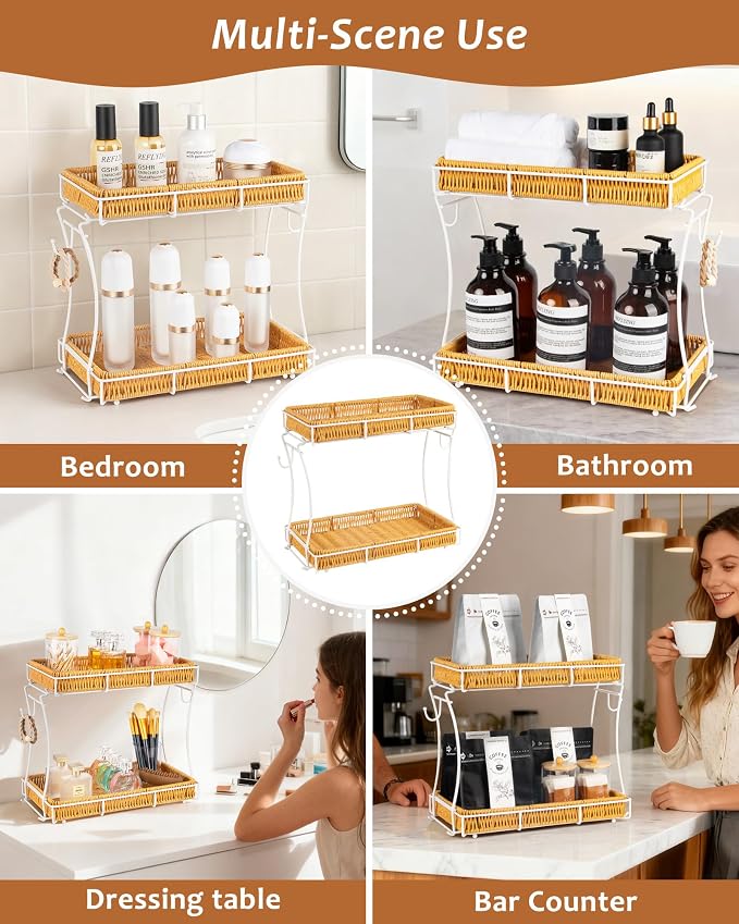 Bathroom Organizer Countertop Perfume Organizer Makeup Organizer Cosmetics - Image 5
