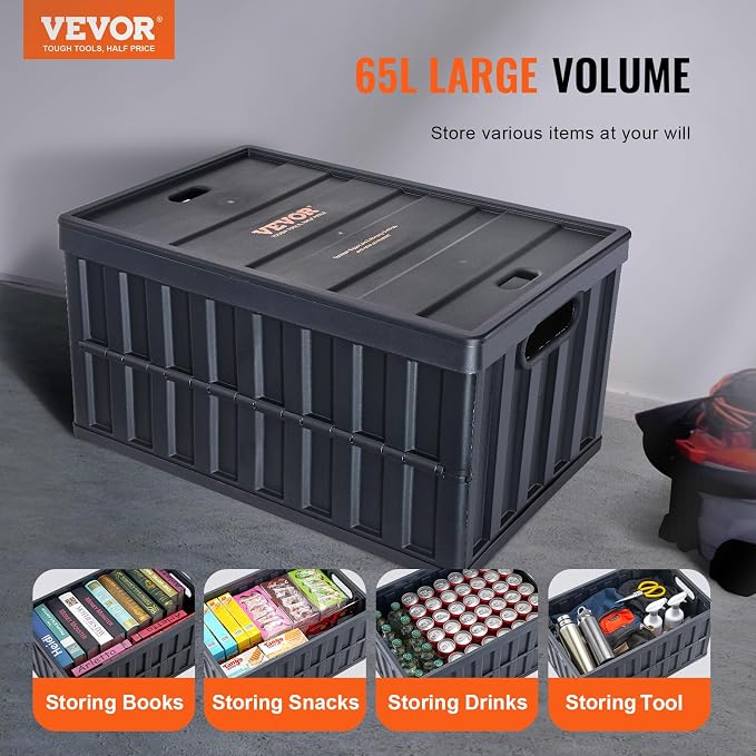 VEVOR 65L Collapsible Storage Bins - Image 2