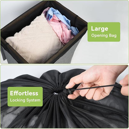 OTraki Ex-Large Mesh Laundry Bags 36x43 Inch Drawstring Laundry Bag 2 Pack - Image 4