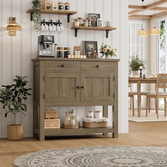 HOSTACK Farmhouse Console Table - Image 9