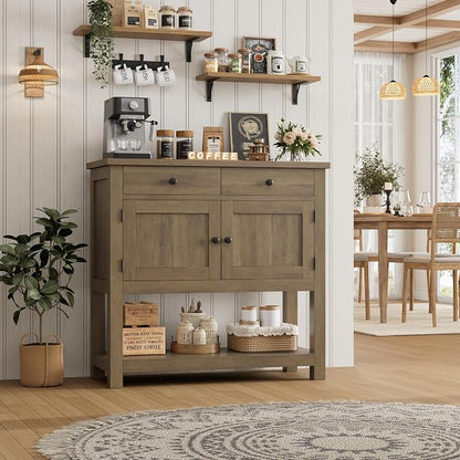 HOSTACK Farmhouse Console Table - Image 9