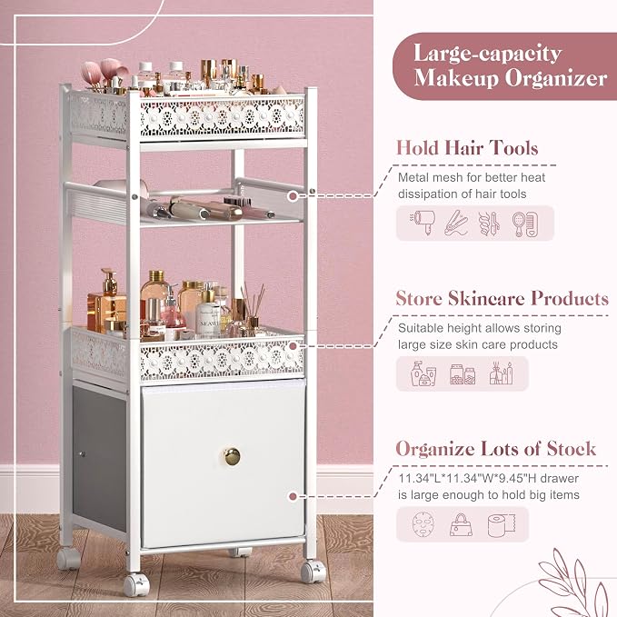 Makeup Organizer, Large Skincare Organizers, Make Up Organizers - Image 3