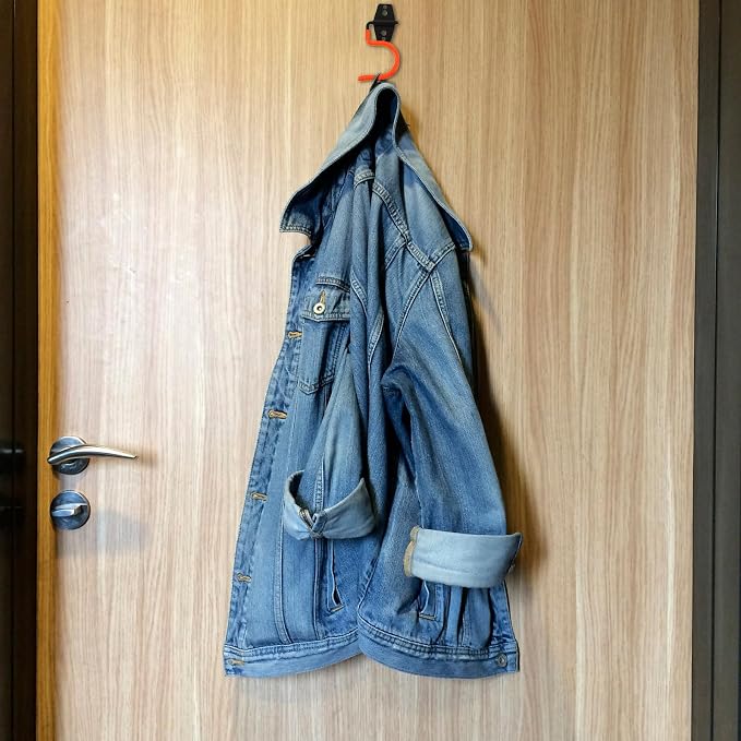 NOLITOY 5pcs Heavy Duty Metal Wall Mounted Hooks Large Capacity Storage Hangers - Image 3