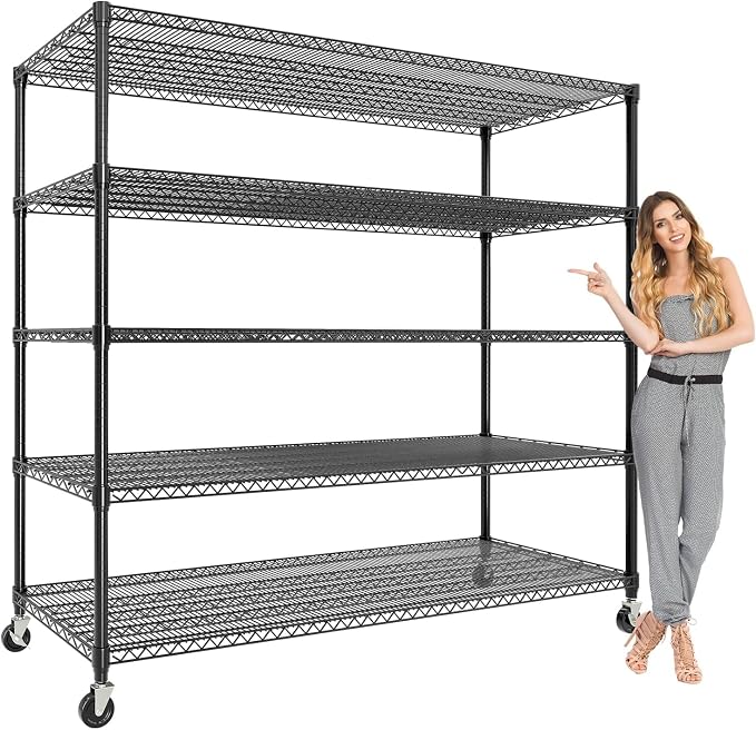 Garvee Storage Shelves, 5 Tier Metal Shelving Units by Garvee