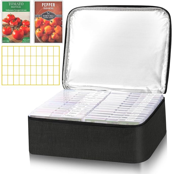 26 Slots Seed Storage Organizer Box by Unknown