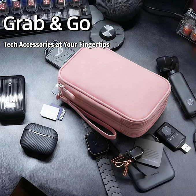 Portable Waterproof Double Layers All-in-One Storage Bag, Travel Cord - Image 6