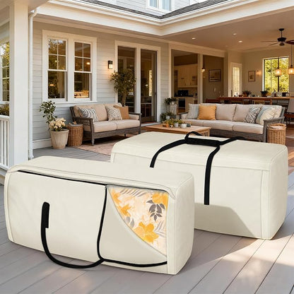 Porch Shield Outdoor Cushion Storage Bag 62 inch Waterproof Outside Storage Bags - Image 6