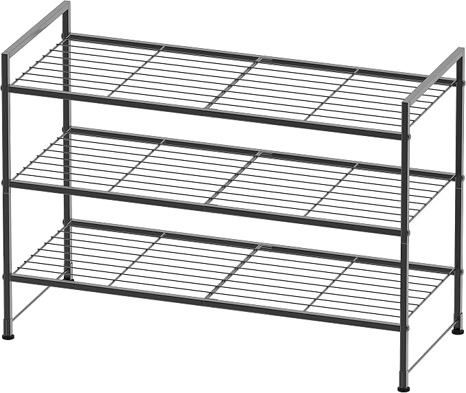 Simple Houseware 3-Tier Stackable Shoes Rack Storage Shelf by SimpleHouseware