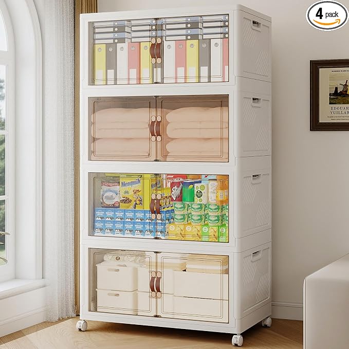 936QT Extra Large Stackable Storage Bins by VNVTO