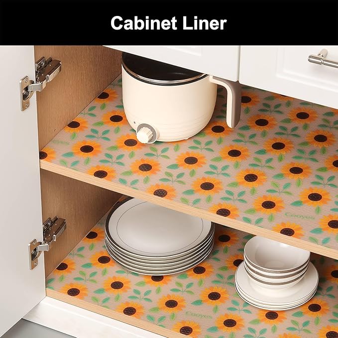 Cooyes Shelf Liner – Premium Non-Adhesive Cabinet & Drawer Liner - Image 4