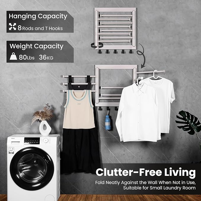 Wall Mounted Drying Rack - Image 2
