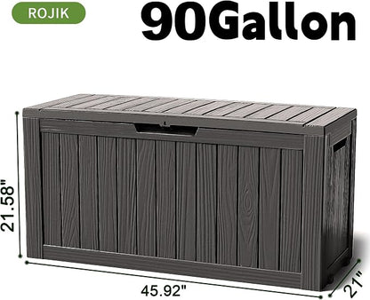ROJIK Outdoor Storage Housing Deck Box - Image 2