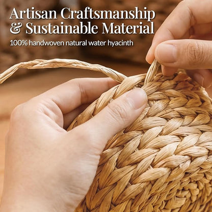 Best Choice Products 3-Tier Slim Water Hyacinth Rolling Nursery Caddy w/Wheels - Image 8