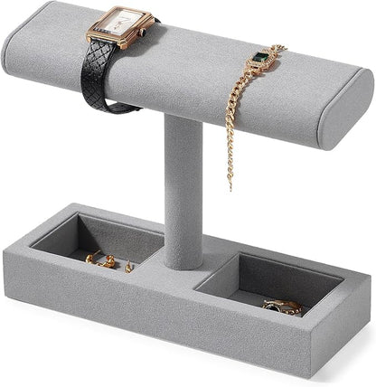 Oirlv Microfiber T-Bar Watch Display Stand Jewelry Display Props Jewelry by Oirlv