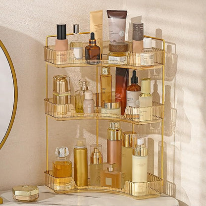 Aveniee Corner Bathroom Counter Organizer, Bathroom Countertop Shelf Makeup by Aveniee