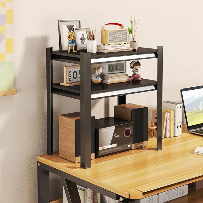 2-Tier Storage Shelves, 1200 Lbs Metal Shelving Unit, Double-Layer Columns - Image 7