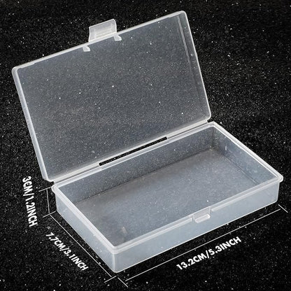 Jetec 18 Pieces Mini Plastic Clear Beads Storage Containers Box - Image 2