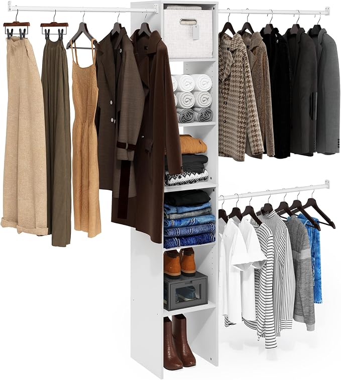 Furinno FANO Closet Organizers and Storage, 5-Tier Closet Storage Organizer by Furinno-FitsYourSpaceFitsYourBudget