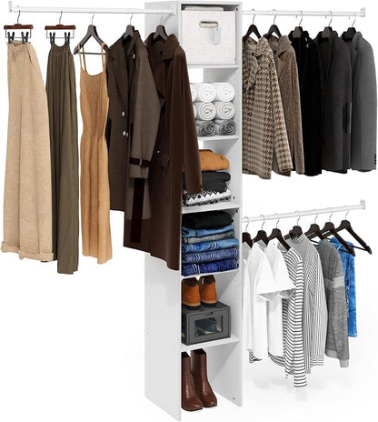 Furinno FANO Closet Organizers and Storage, 5-Tier Closet Storage Organizer by Furinno-FitsYourSpaceFitsYourBudget